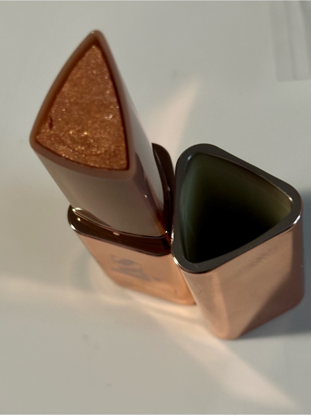 New LYS Cream Highlighter stick in Genuine, mini travel size.